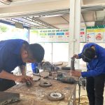Người lao động đơn Romania tích cực luyện tập chuẩn bị thi tuyển tại LMK Việt Nam